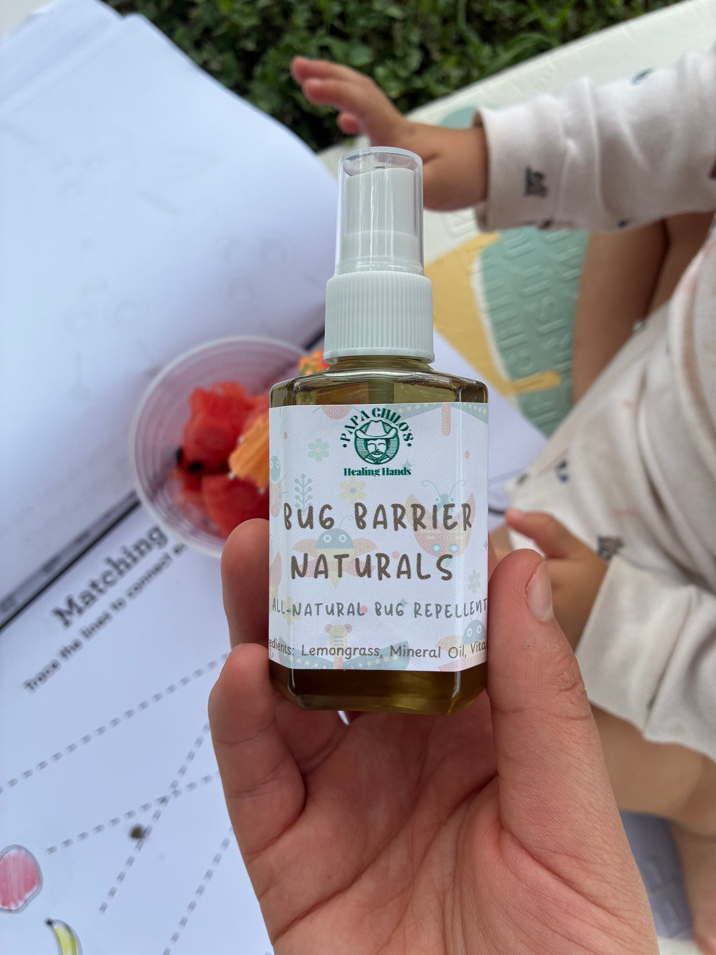 Bug Barrier Naturals - Repelente de Insectos Natural Para Niños y Adultos