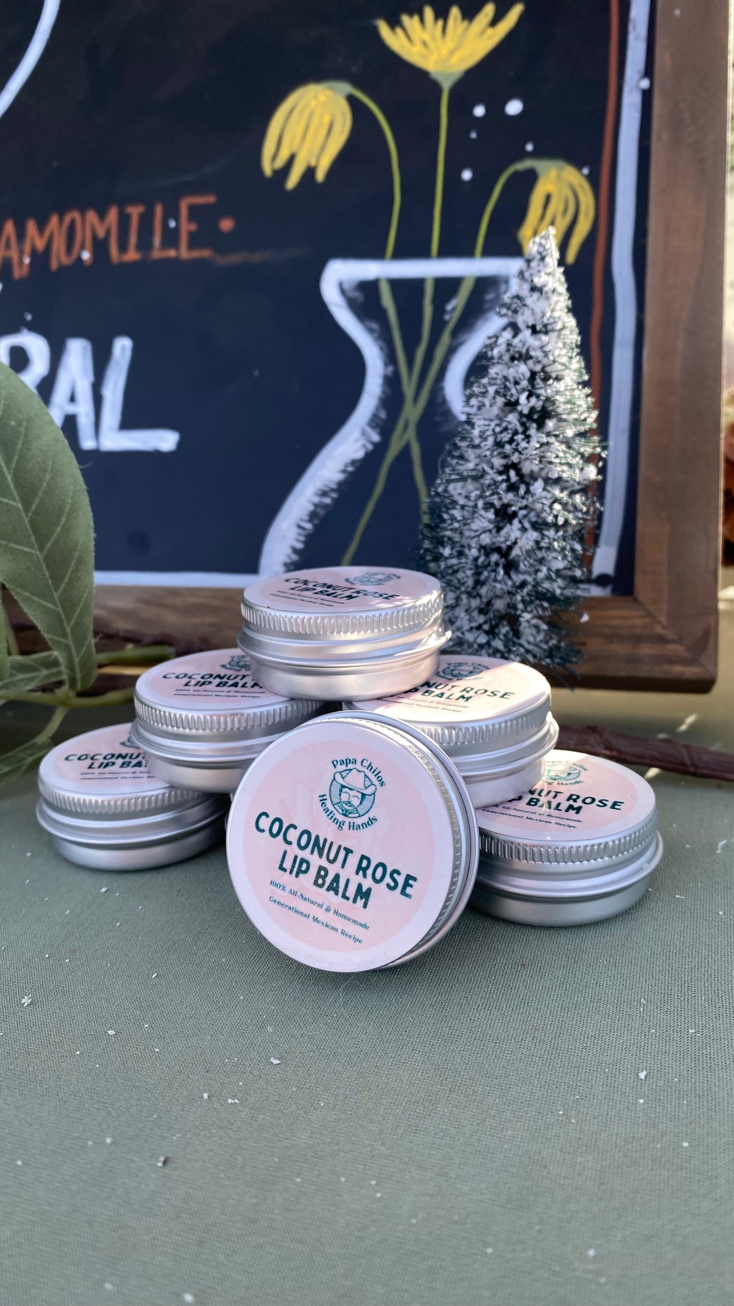 Coconut Rose Lip Balm